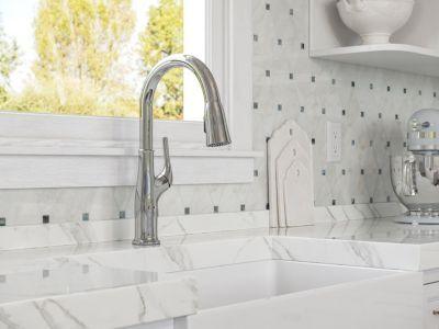 Pfister Polished Chrome 1-handle Pull-down Kitchen Faucet LG529-HGC