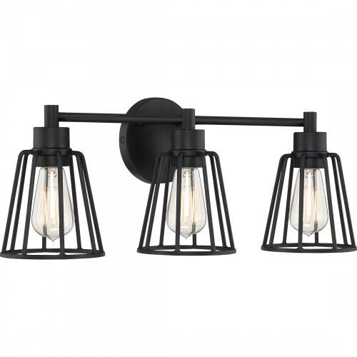 Quoizel ATT8603EK Atticus Bath 3 light earth black Bath Light
