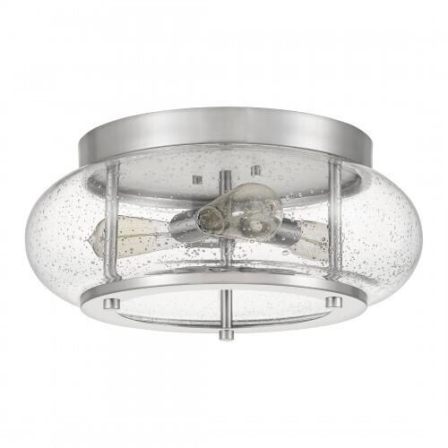 Quoizel TRG1616BN Trilogy Flush mount 3 light brusched nickel Flush Mount