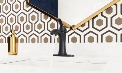 Pfister Tuscan Bronze Single Control Bathroom Faucet LG42-WD0Y