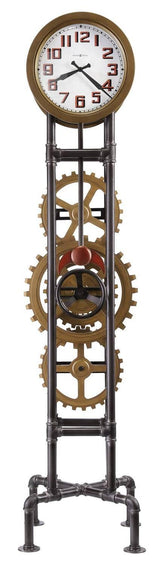 Howard Miller Cogwheel Metal Floor Clock 615118 615118