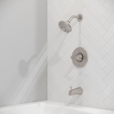 Pfister Spot Defense Brushed Nickel 1-handle Tub & Shower Faucet LG89-8WDGS
