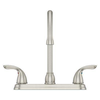 Pfister Brushed Nickel Pfirst Series 2-handle Kitchen Faucet G136-200S