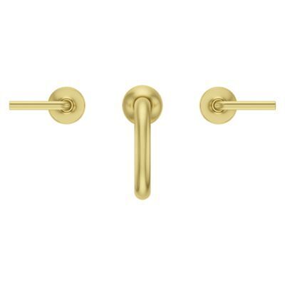 Pfister Brushed Gold 2-handle 8" Widespread Bathroom Faucet LG49-TNT3BG