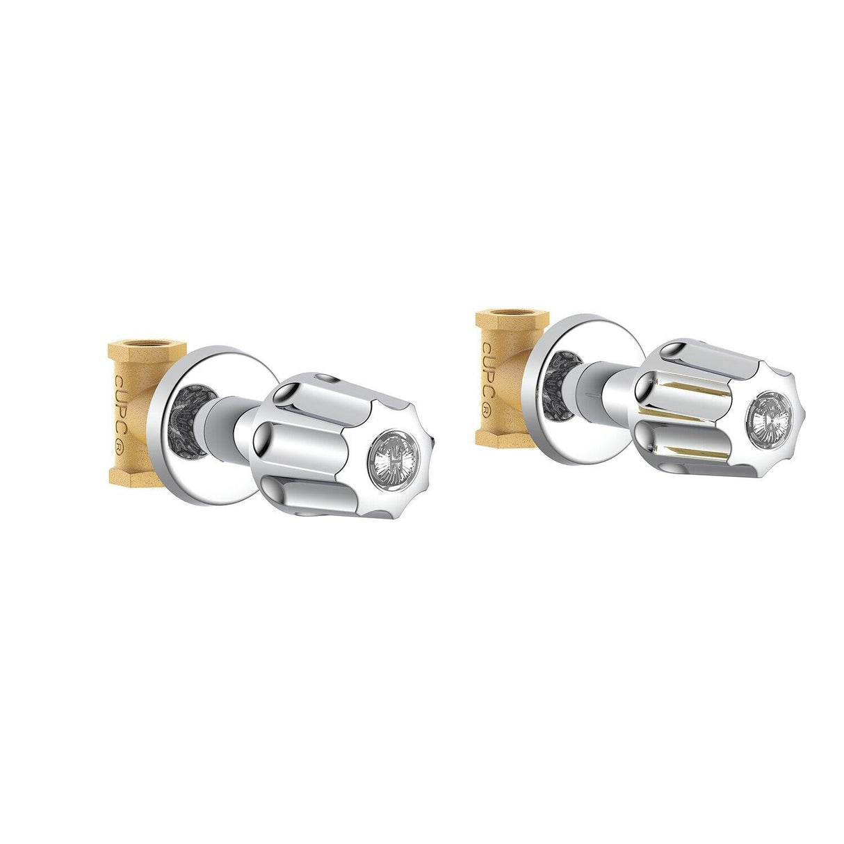 Gerber G074776083 Chrome Classics Two Handle Straight Pattern Shower Fittings ...