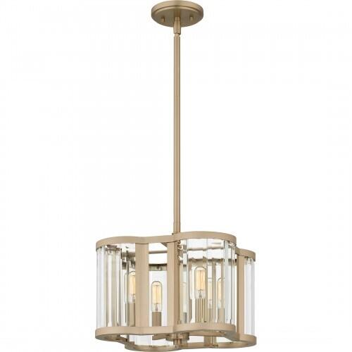 Quoizel QP6193BGD Quoizel Pendant Pendant 4 lights bronze gold Pendant