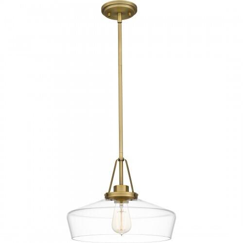 Quoizel QP5584AB Quoizel Pendant Pendant 1 light aged brass Pendant