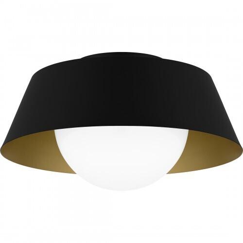 Quoizel QFL6182MBK Quoizel Flush Mount Flush mount 1 light matte black Flush Mount