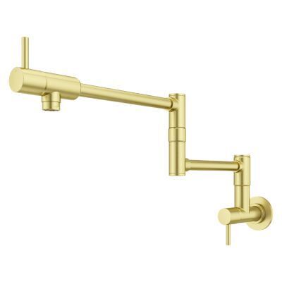 Pfister Brushed Gold 2-handle Pot Filler Faucet GT533-PFBG