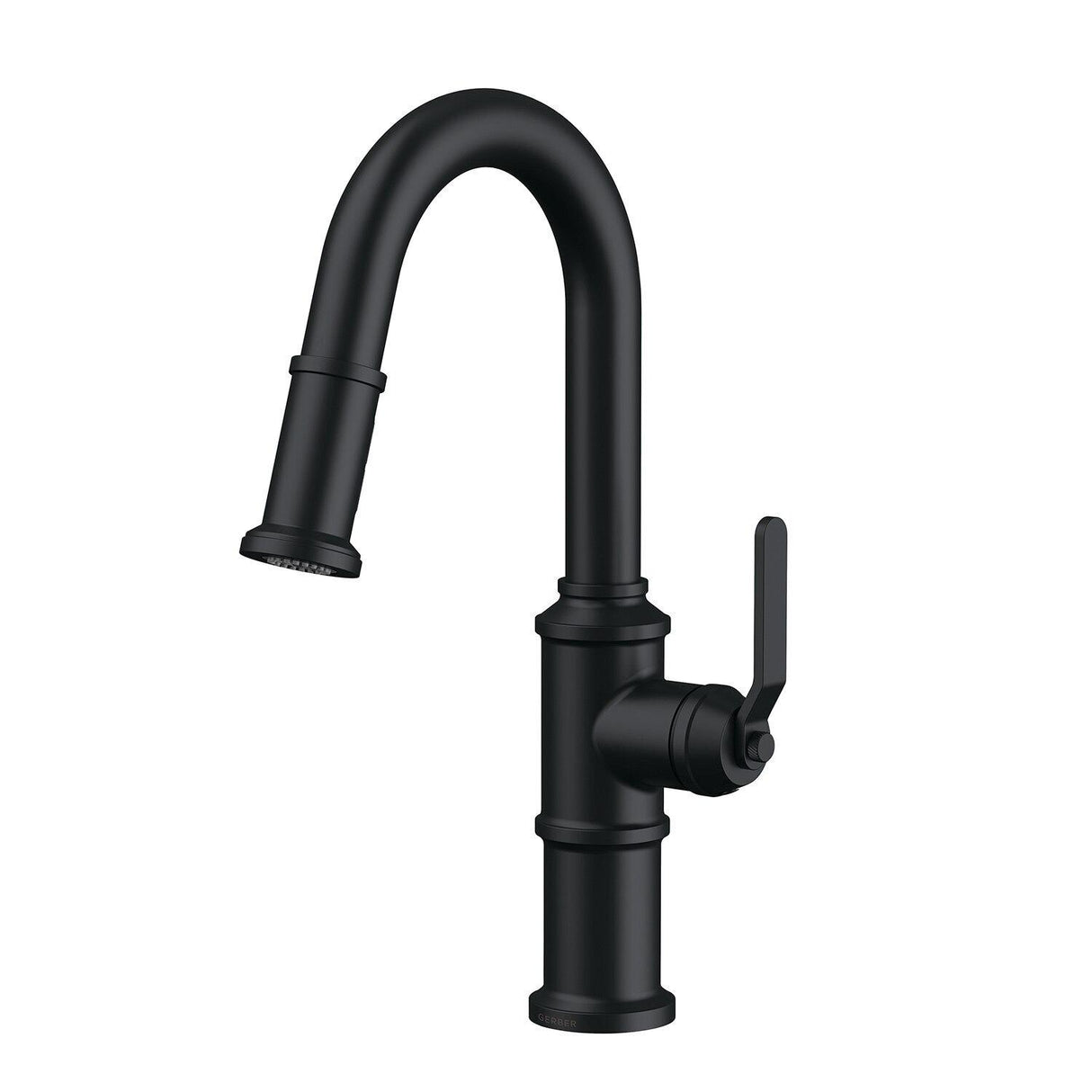 Gerber D150537BB Brushed Bronze Kinzie Single Handle Pull-down Prep Faucet