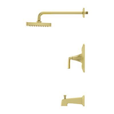 Pfister Brushed Gold Park Avenue 1-handle Tub & Shower, Trim Only LG89-8FEBG