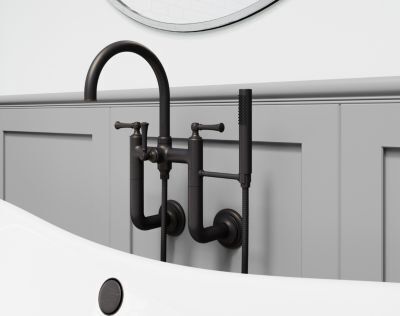 Pfister Tuscan Bronze Tisbury Wall Mounted Tub Filler LG6-3TBY