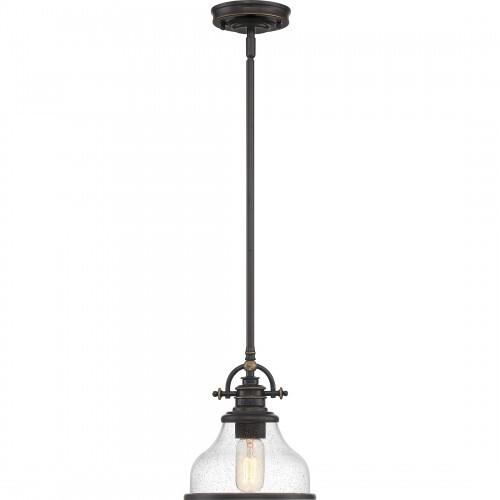 Quoizel GRTS1508PN Grant Mini pendant 1 light palladian bronze Mini Pendant