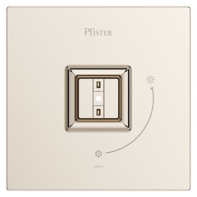 Pfister Polished Nickel Shower Valve Only Trim Without Handles R89-1VRVD