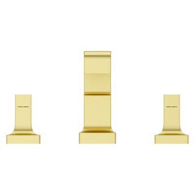 Brushed Gold 2-handle Deck Mounted Roman Tub Trim Without Handles RT6-5VRVBG