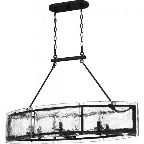 Quoizel FTS638EK Fortress Island 6 lights earth black Island Light