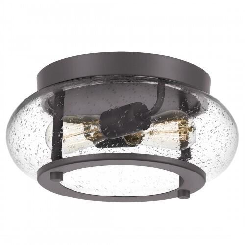 Quoizel TRG1612OZ Trilogy Flush mount 2 light old bronze Flush Mount