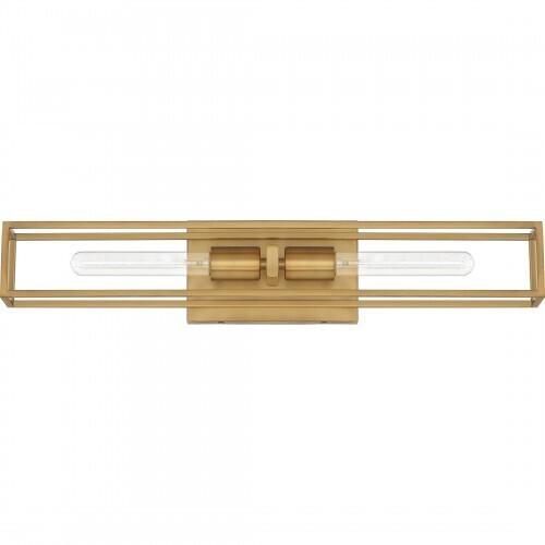 Quoizel LGN8624WS Leighton Bath 2 lights weathered brass Bath Light