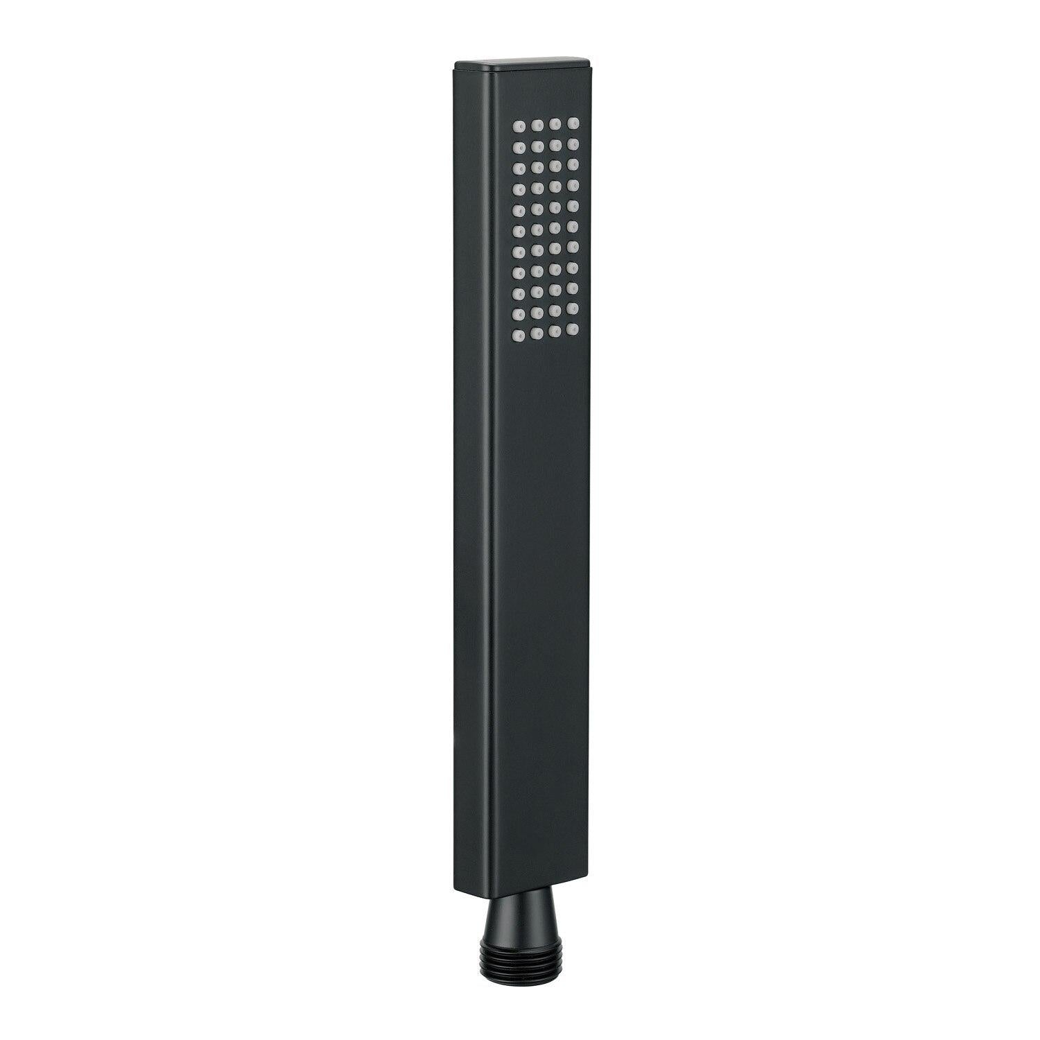 Gerber D462026BS Satin Black Rectangular Single Function Handshower, 2.0GPM