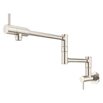 Pfister Polished Nickel 2-handle Pot Filler Faucet GT533-PFD