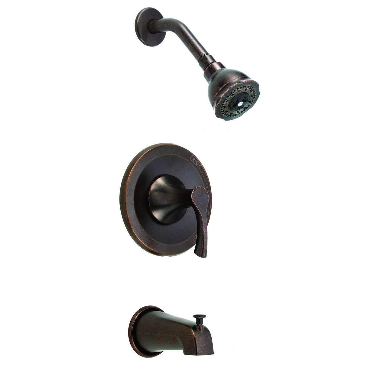 Gerber D510022LSBRTC Antioch Tub & Shower Trim Kit, Without Showerhead - Tumbled Bronze