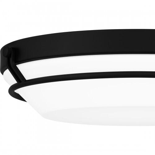 Quoizel DNB1616MBK Dunbar Flush mount led light matte black Flush Mount