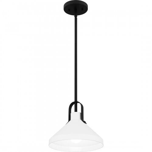 Quoizel BIK1510MBK Brink Mid pendant 1 light matte black Mini Pendant