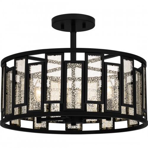 Quoizel QSF5600MBK Quoizel Semi-Flush Mount Semii flush 4 lights matte black Semi-Flush Mount
