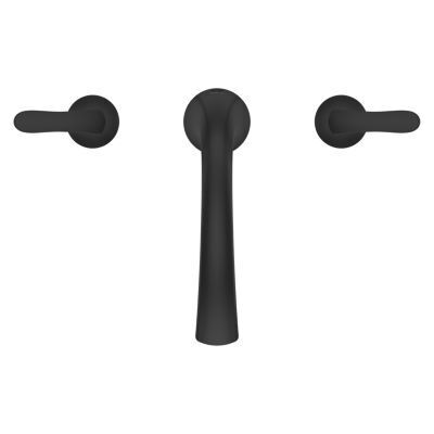 Pfister Matte Black 2-handle Roman Tub Trim RT6-5WRB