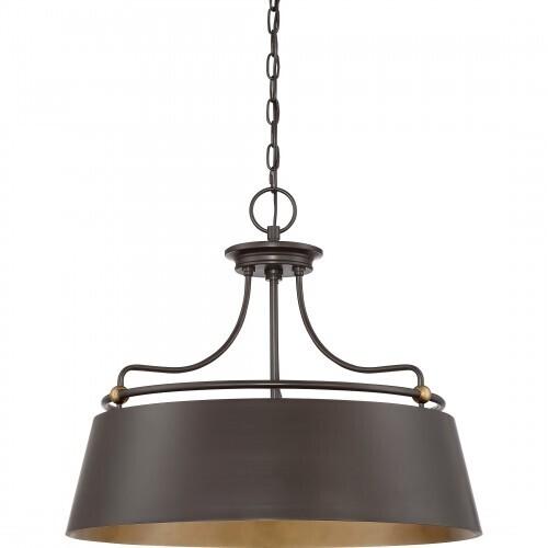 Quoizel FV2824WT Fairview Pendant western bronze 4lts Pendant