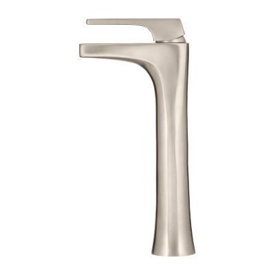 Pfister Brushed Nickel Kelen Single Handle Vessel Faucet LG40-MF0K
