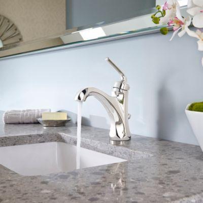 Pfister Polished Nickel Arterra Single Control Lavatory Faucet LG42-DE0D
