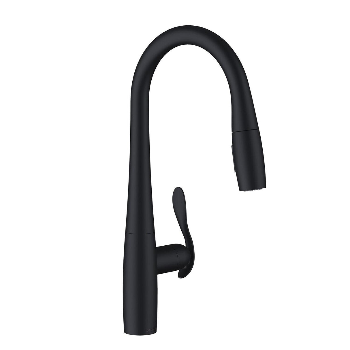 Gerber D454012BS Selene Single Handle Pull-down Kitchen Faucet - Satin Black