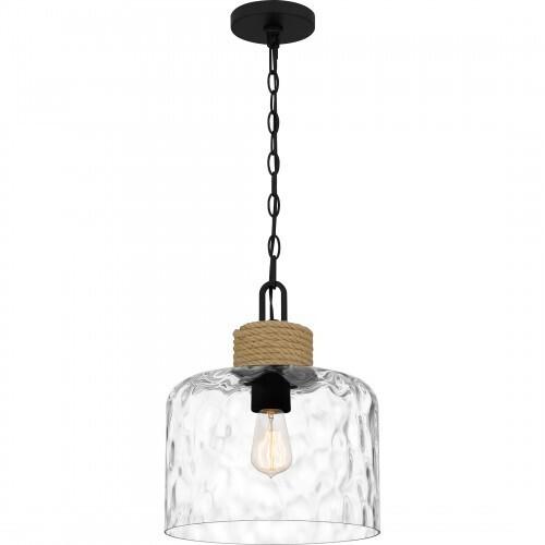 Quoizel BTC1512MBK Baltic Mini pendant 1 light matte black Mini Pendant