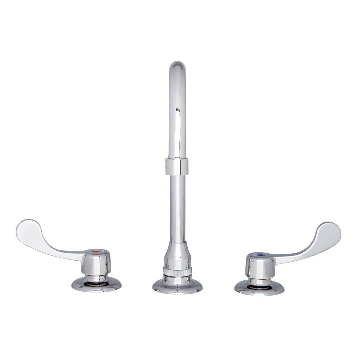 Gerber GC044105 Chrome Commercial Two Handle Widespread Lavatory Faucet W/ Wrist BL...