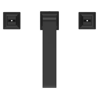 Matte Black 2-handle Deck Mounted Roman Tub Trim Without Handles RT6-5VRVB