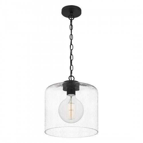 Quoizel ABR1512MBK Abner Mini pendant 1 light matte black Mini Pendant