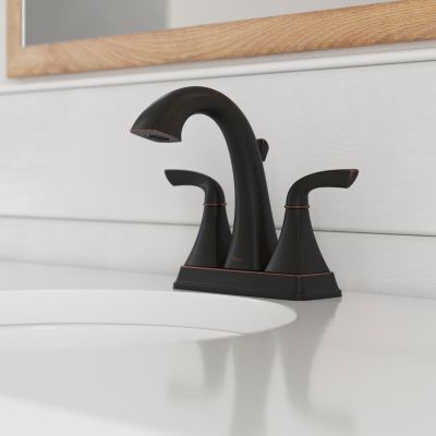 Pfister Tuscan Bronze Bronson Centerset Bath Faucet LG48-BS0Y