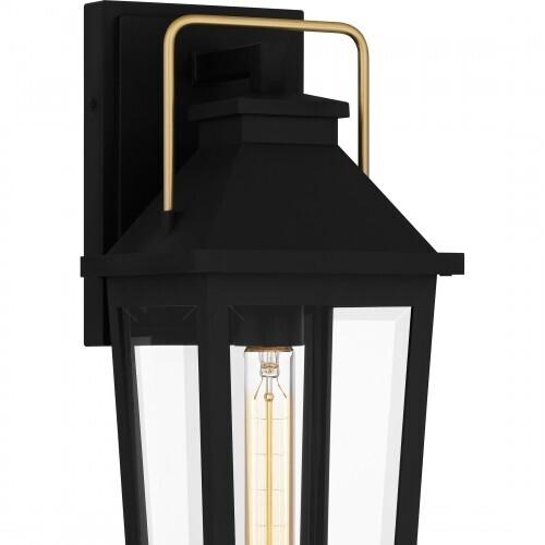 Quoizel BUK8406MBK Buckley Outdoor wall 1 light matte black Outdoor Lantern