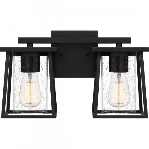 Quoizel LDG8615MBK Lodge Bath 2 light matte black Bath