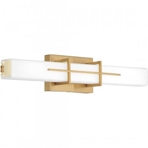 Quoizel PCGI8523AB Gemini Bath led light aged brass Bath Light