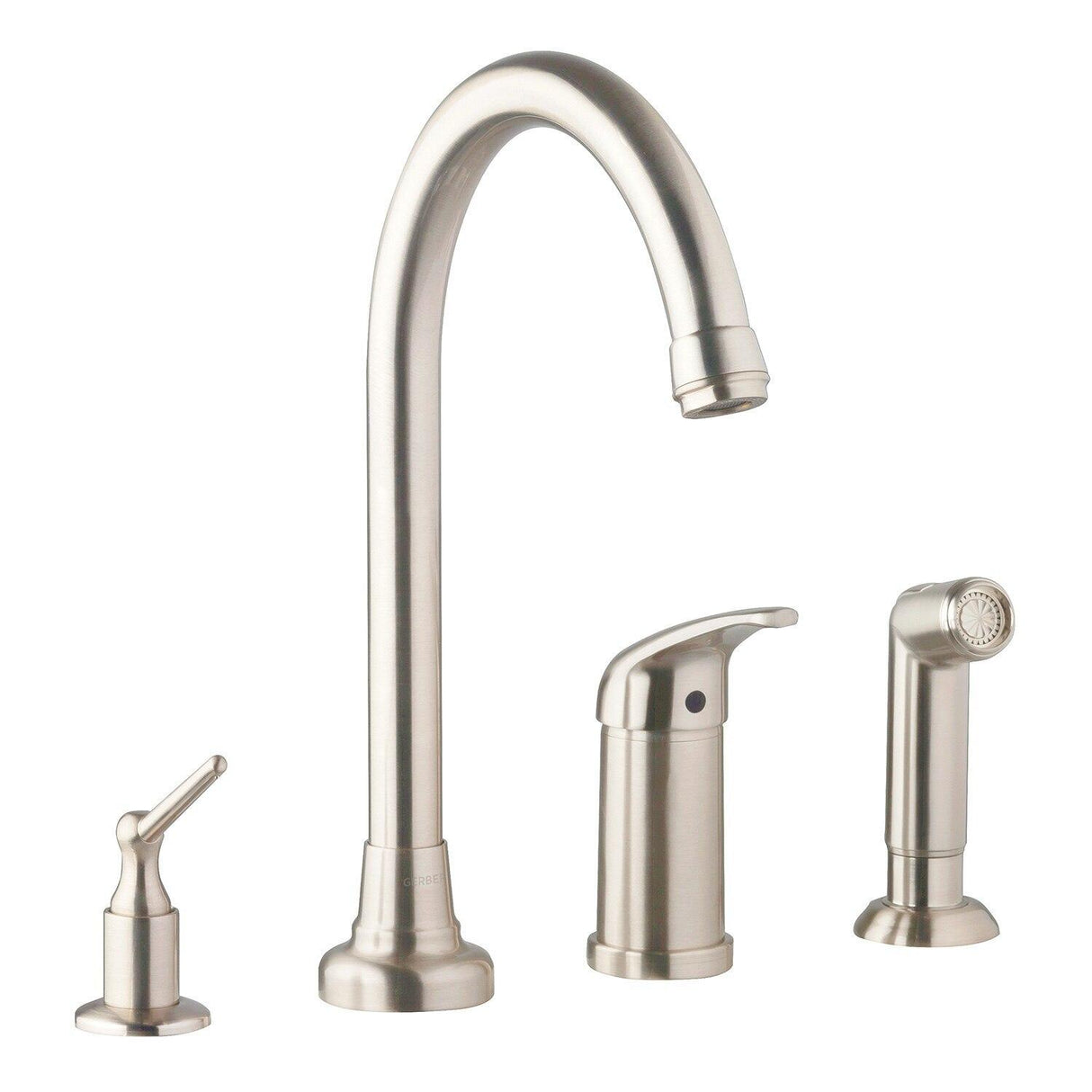 Gerber D409112SS Stainless Steel Melrose Single Handle High-rise Kitchen Faucet