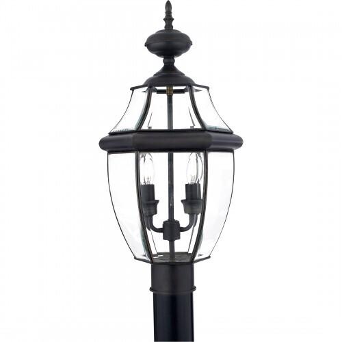 Quoizel NY9042Z Newbury Outdoor post medc brnz 2l Outdoor Lantern
