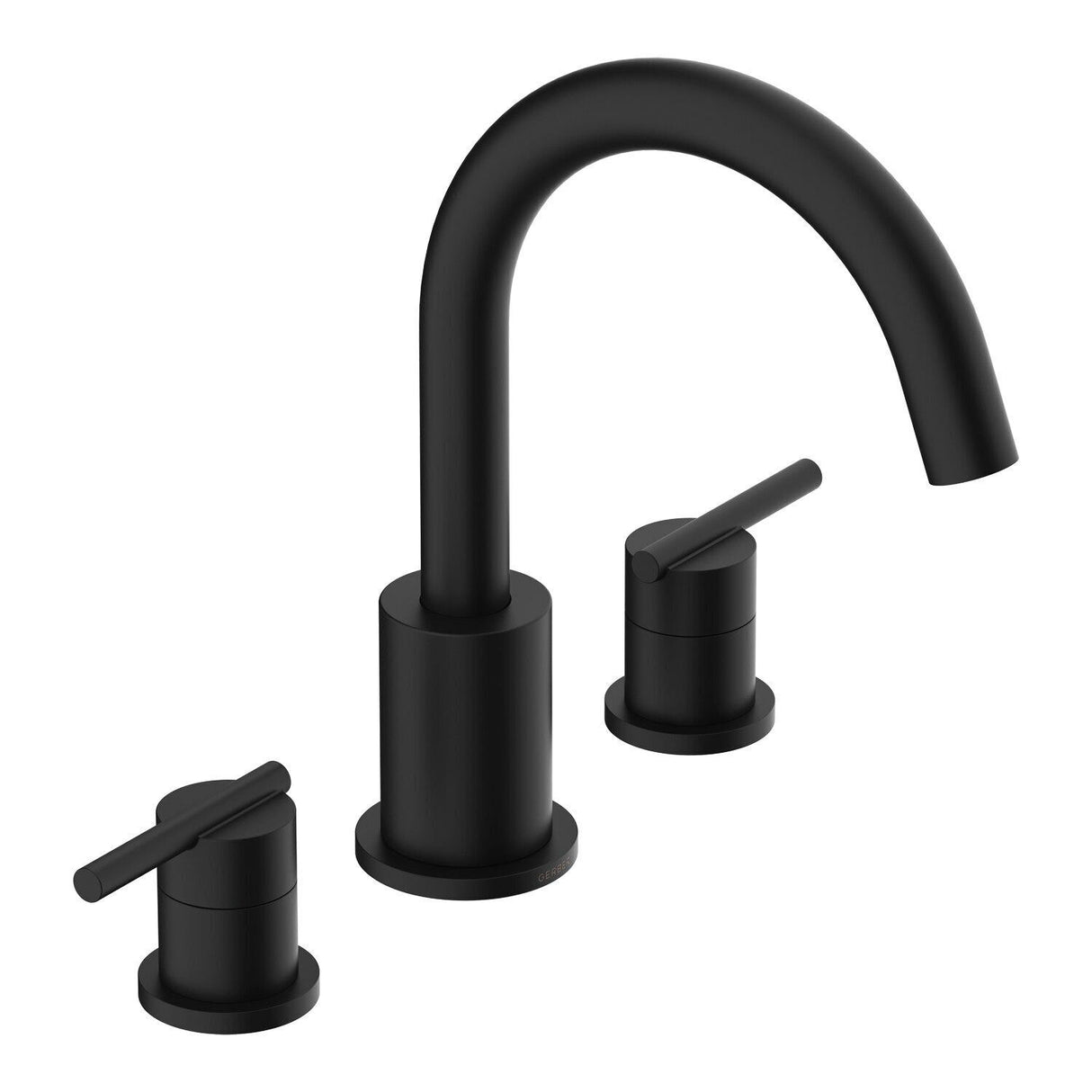 Gerber D305758BST Parma Three Piece Roman Tub Trim Kit - Satin Black