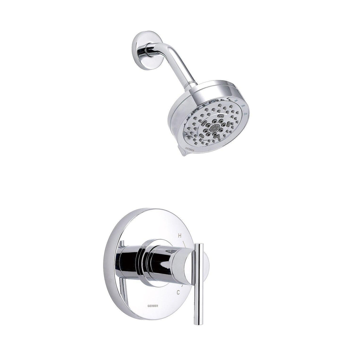 Gerber D511558BNTC Brushed Nickel Parma Shower-only Trim Kit, 1.75GPM
