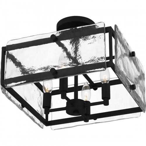 Quoizel QSF5594EK Quoizel Semi-Flush Mount Semi flush 4 lights earth black Semi-Flush Mount