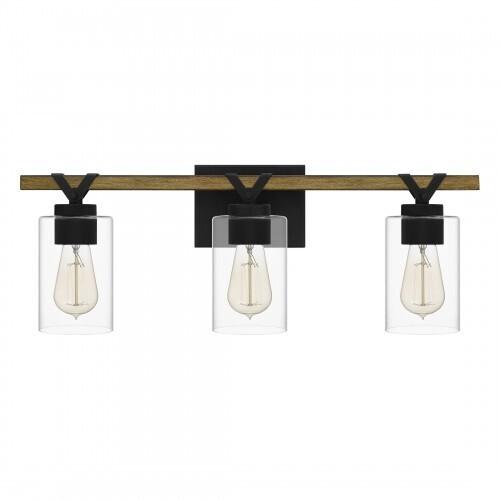 Quoizel DEVN8624MBK Devon Court Bath 3 lights matte black Bath