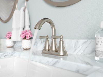 Pfister Brushed Nickel Saxton Centerset Bath Faucet LG48-GL0K