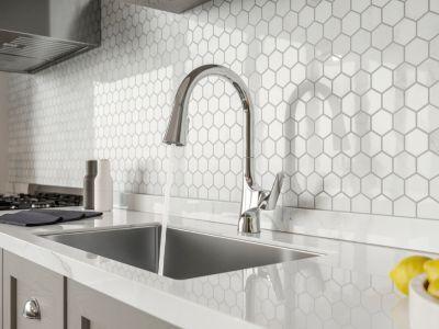 Pfister Polished Chrome 1-handle Pull-down Kitchen Faucet GT529-NRC