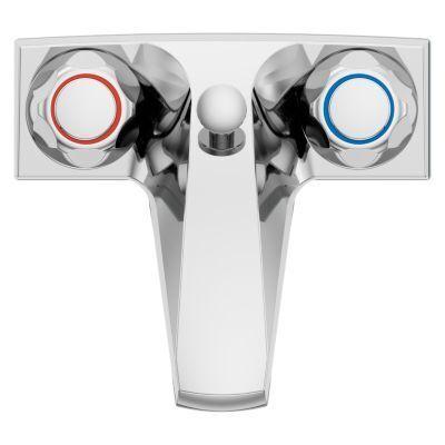 Pfister Polished Chrome Pfirst Series Centerset Bath Faucet LG143-6000